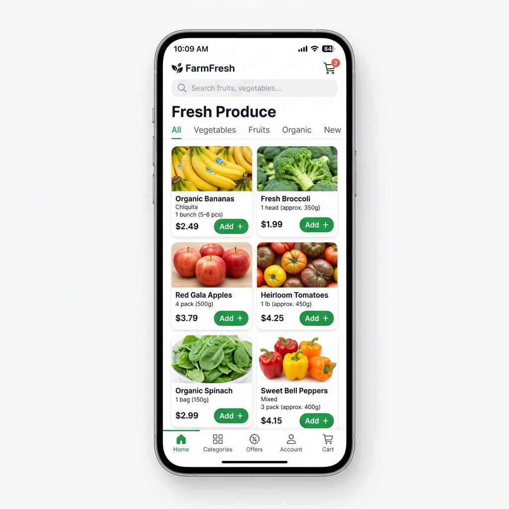 KiranaKart — Local Grocery Platform Screenshot